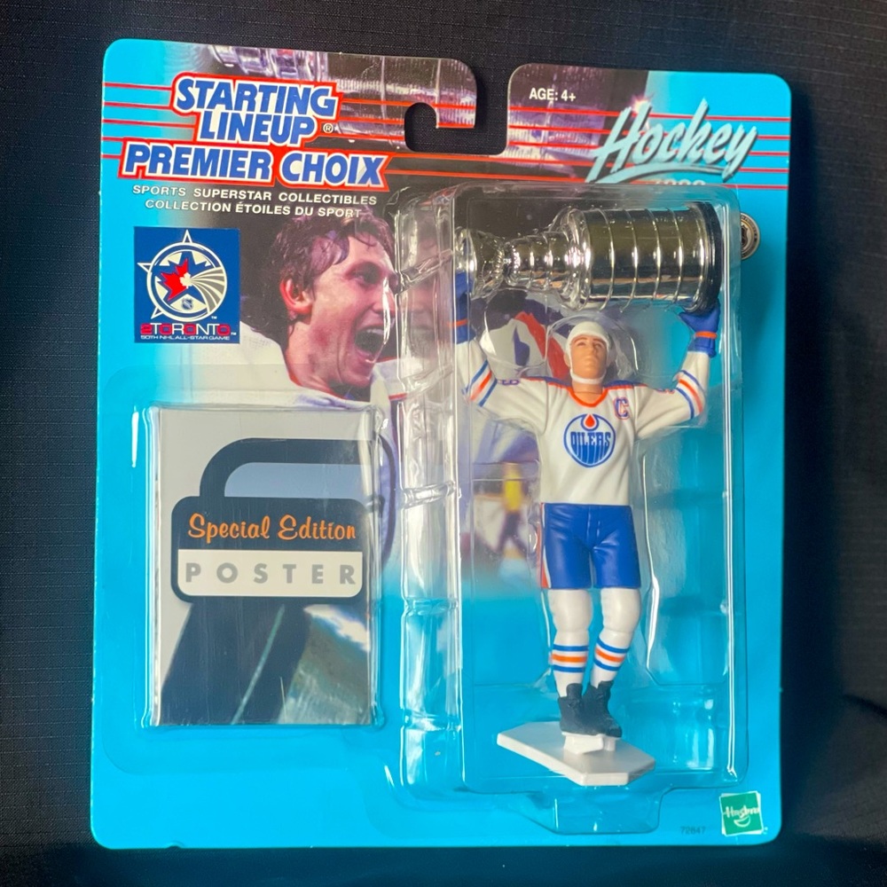 2000 Starting Lineup WAYNE GRETZKY Oilers Stanley Cup Figure Toronto Exclusive